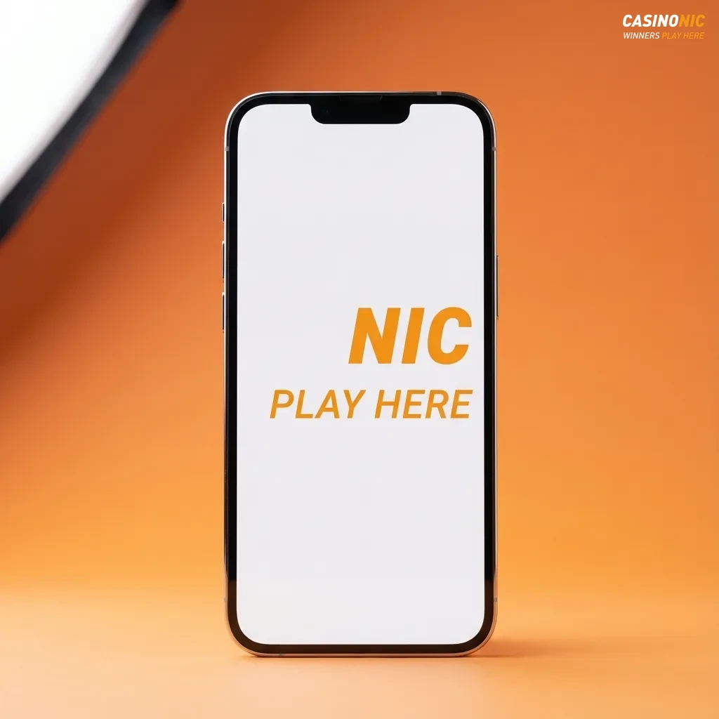 Smartphone screen showing Casinonic app with clean layout, large buttons, readable odds, game tiles, and balance details