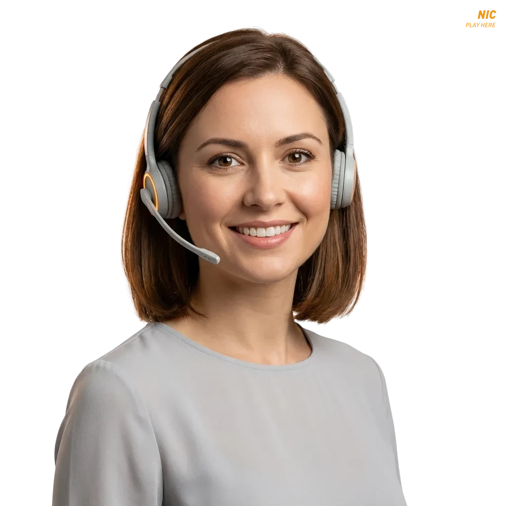 Casinonic Australia contact page showing email, live chat, phone, social media, and messaging app support options