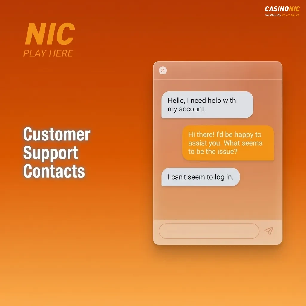 Customer support page showing live chat, email, contact form, and FAQ options for Casinonic payment and withdrawal issues