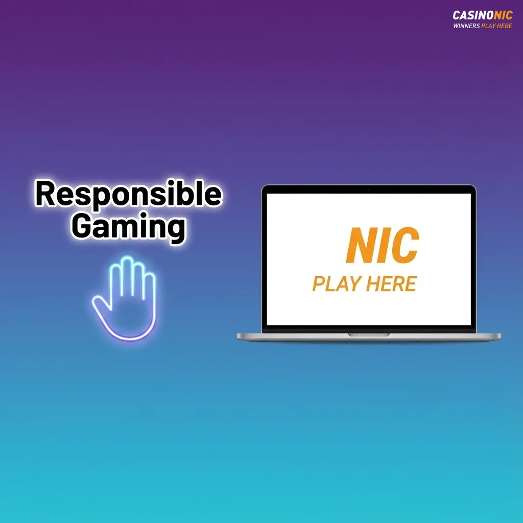 Responsible gaming banner showing Casinonic tools for limits, breaks and support under Australian guidelines
